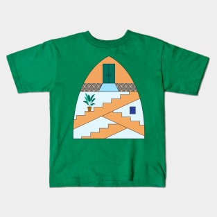 Arabic Stairway Kids T-Shirt